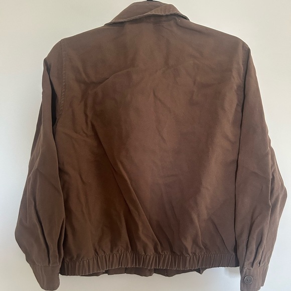 Alfred Dunner Women’s Floral Embroidered Jacket | Size 10P | Brown - Picture 5 of 5